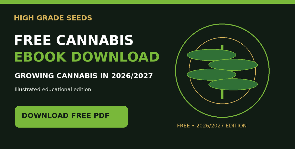 Free Growing Cannabis in 2026/2027 ebook download from High Grade Seeds