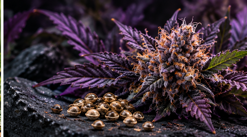 Illustrative cannabis strain image accompanying a report on UK cannabis policy and the ACMD review